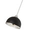 Z-Lite Landry 1 Light Pendant, Matte Black & Chrome 1004P10-MB-CH - alternate 5
